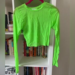 Laina Rauma Mesh Long Sleeve Crop Top